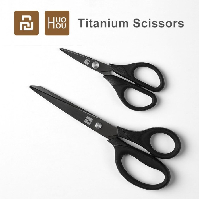 

Pemotong Huohou D5 Scissor Gunting Titanium Plated Scissors Set 2Pcs Original