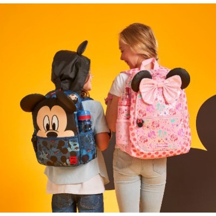 Smiggle Disney Mickey Minnie Backpack Lunchbag Bottle set