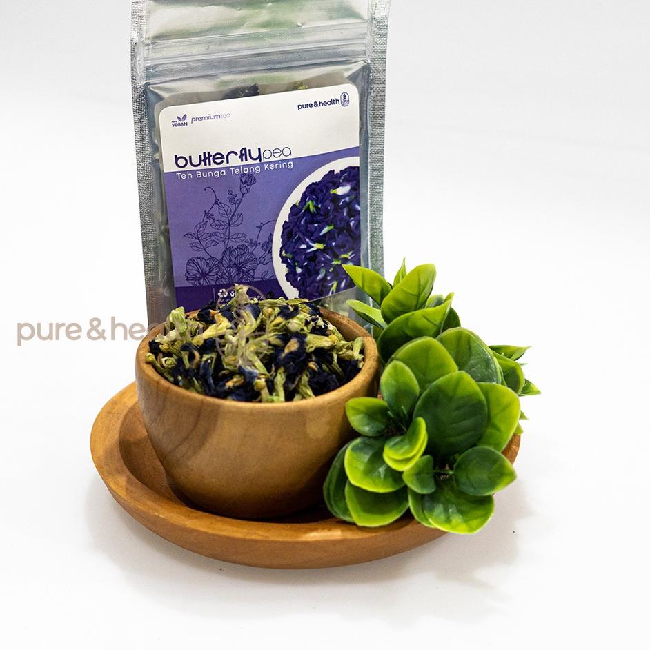 

✨MEGA ⚡ALE✨ Teh Bunga Telang Kering 100 gr Teh Biru Butterfly Pea Flowers