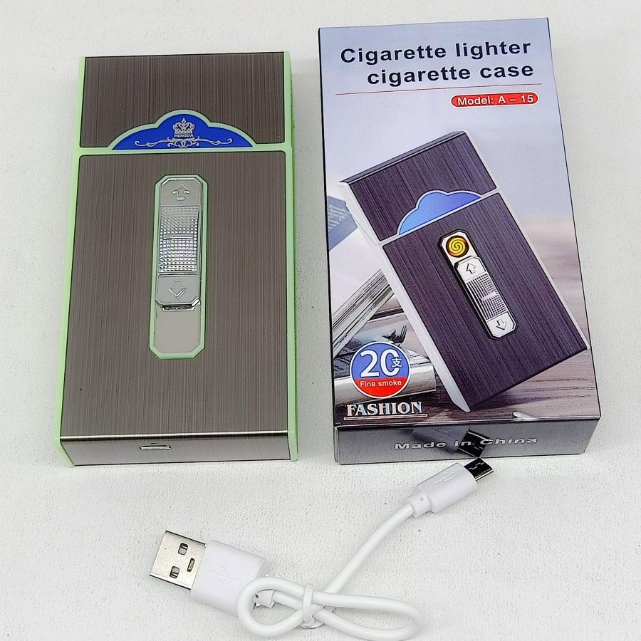 KOTAK PLUS KOREK CAS USB CIG4RETTE LIGHTER -  TR CAS 3968 CIG4RETTE CASE