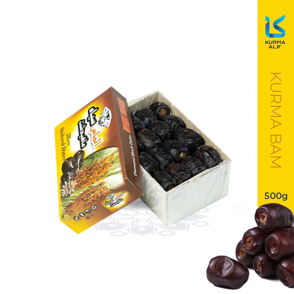 Kurma Bam Black Diamond 500 gr Kurma Bam Original Dates OKE