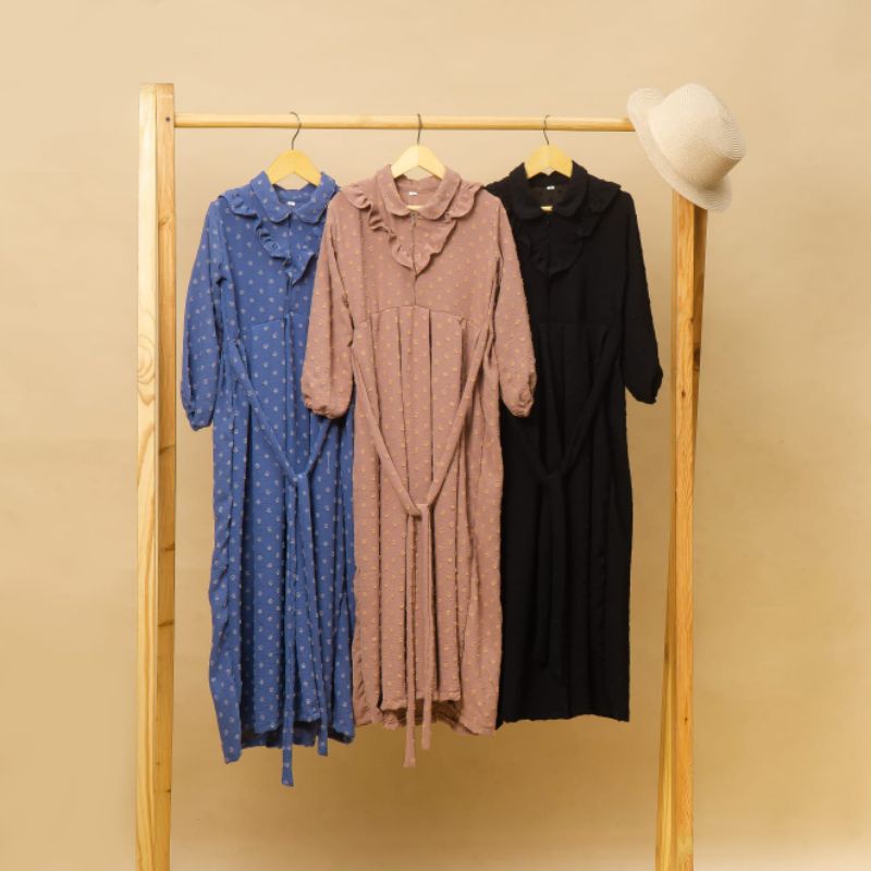 Gamis Anak Perempuan Crinckle Premium Uragiri One Tone 8-15 Tahun