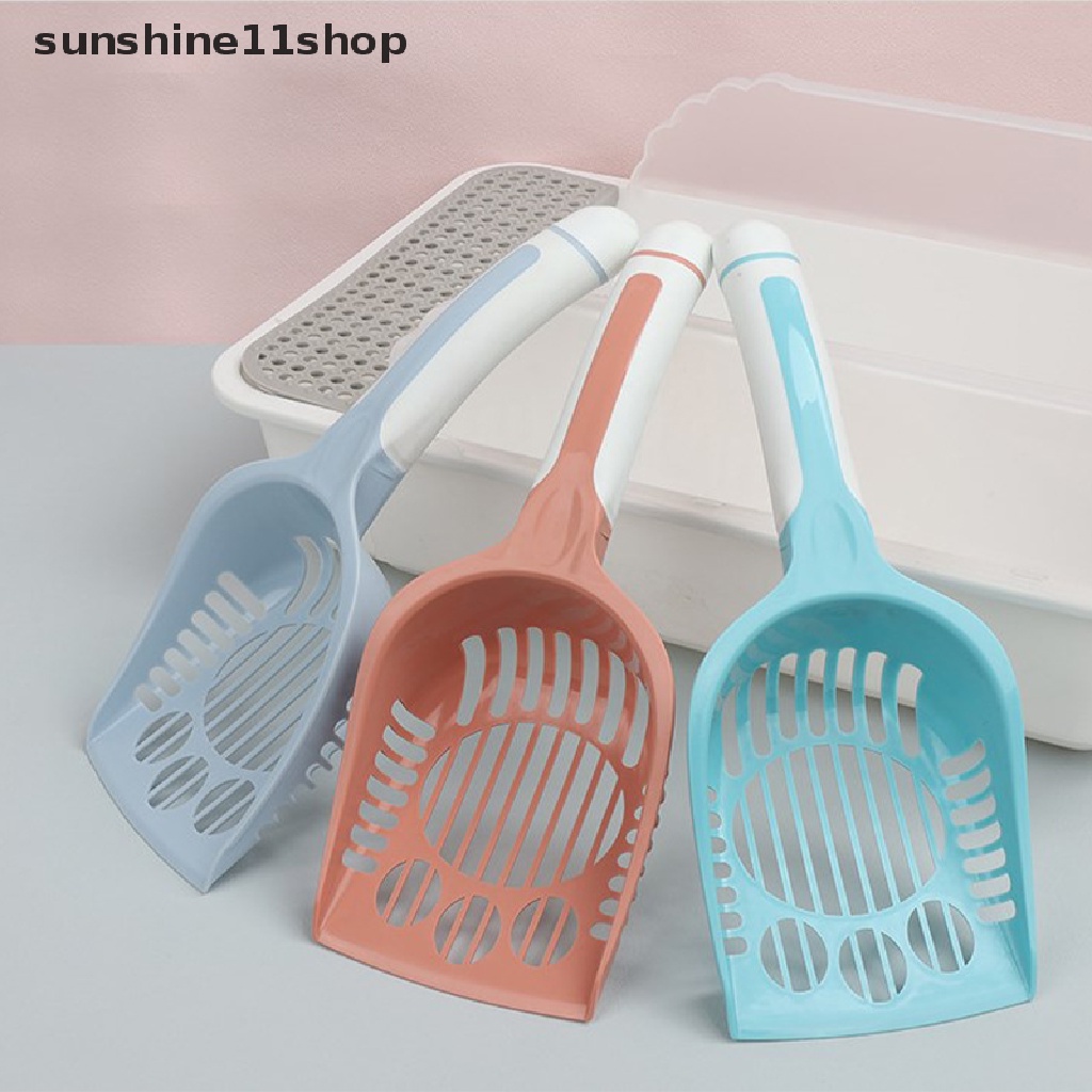 Sho Sekop Kotoran Kucing Fashion Permen Warna Pets Litter Scoopers Pet Cleanning Tool Sendok Plastik Cats Stool Scooper Perlengkapan Kebersihan N