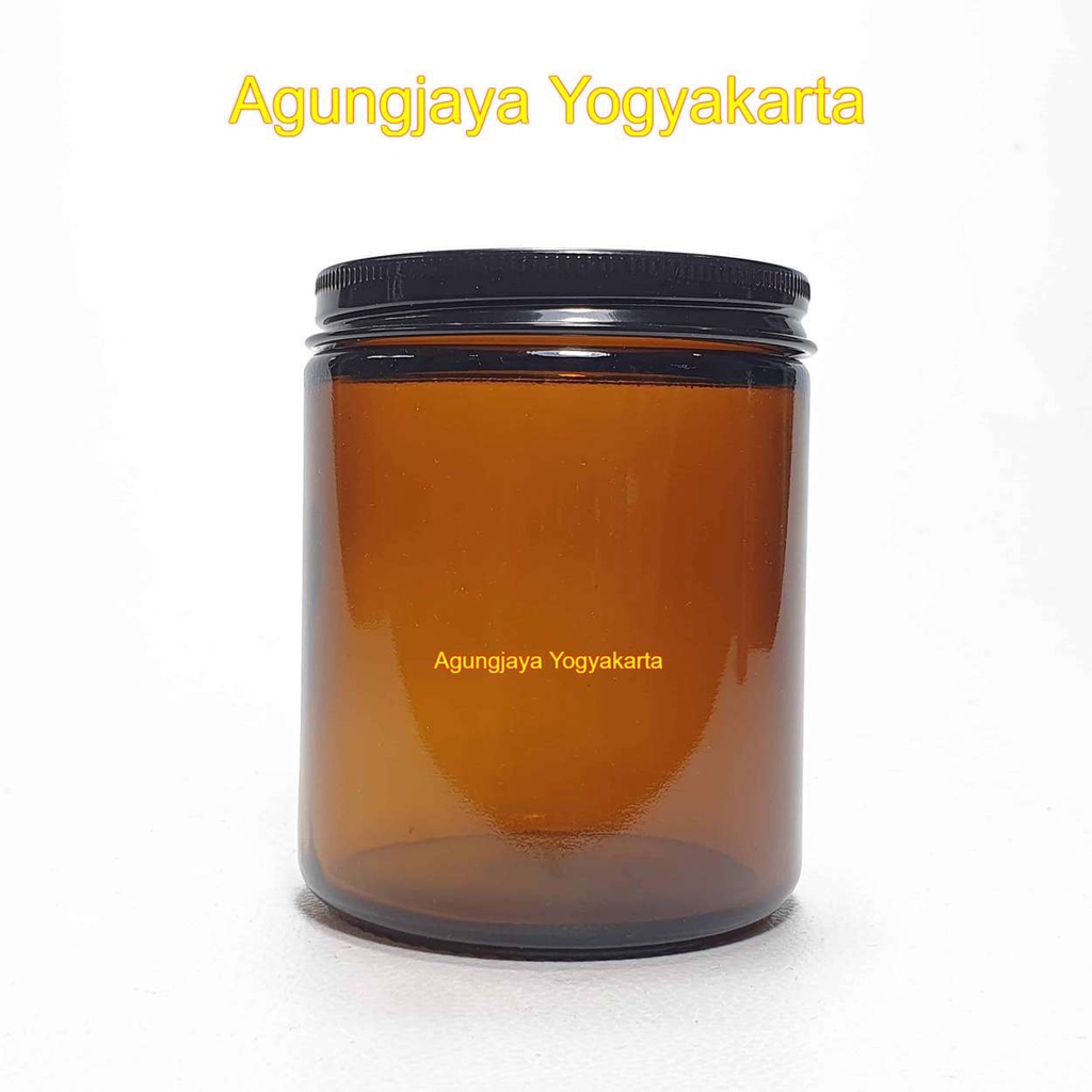 Jar Kaca 250 ml Tabung Coklat / Jar Kaca / Toples Kaca / Jar Madu / Jar Selai / Jar 250 ml