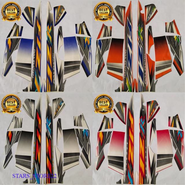 (ORI) striping yamaha fizr fiz r f1 zr 2004 stiker list body standar  berkualitas termurah ORIGINAL