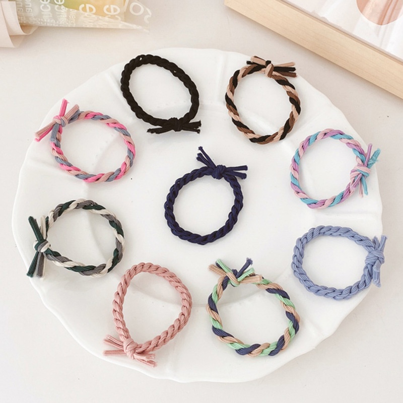 Headrope New Rubber Band Pengikat Kepala Karet Gelang Tinggi Elastis Tahan Lama Hiasan Kepala Tali Rambut Sederhana Cincin Rambut