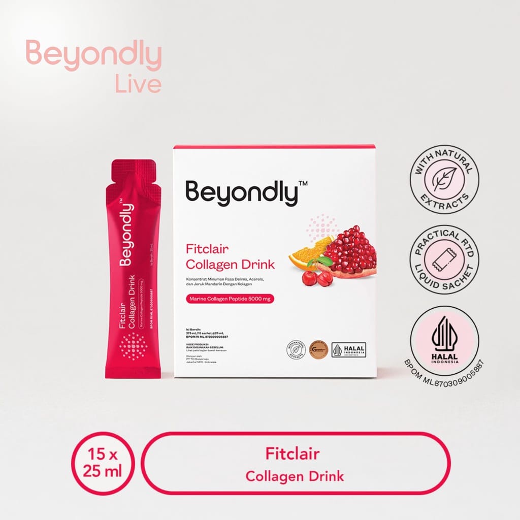 Beyondly Fitclair Collagen Drink 25ml x 15sachet
