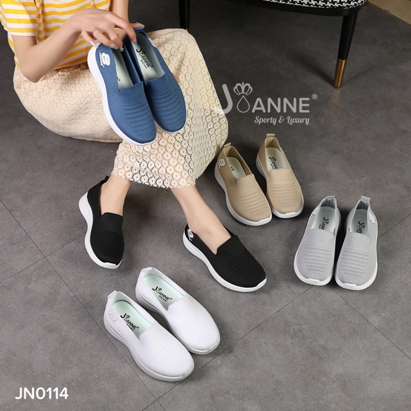 [ORIGINAL] JOANNE Slip On Sneakers Shoes Wanita #JN0114
