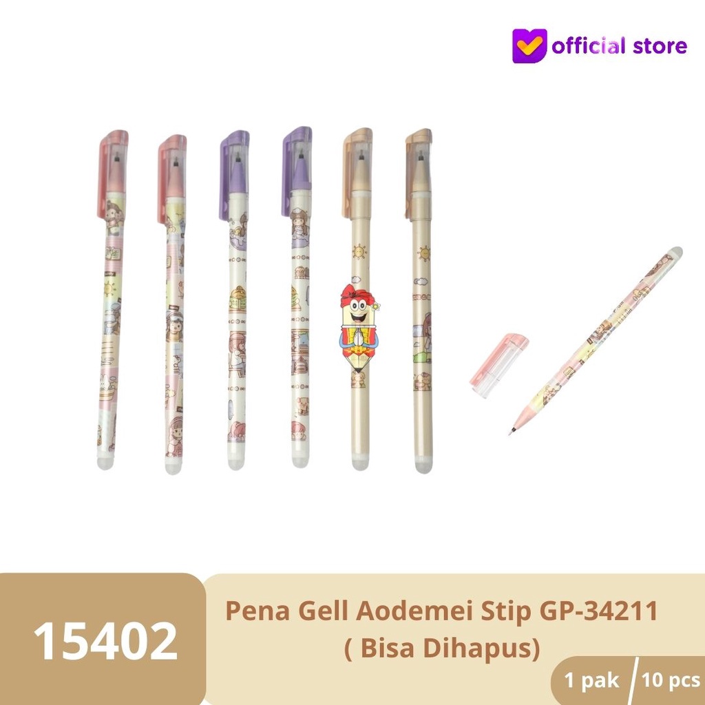 

Terlaris ✨ -AODEMEI Gel Pen GP-34211 Pulpen Bisa Dihapus 1 Box isi 12 Pcs- 2.2.23