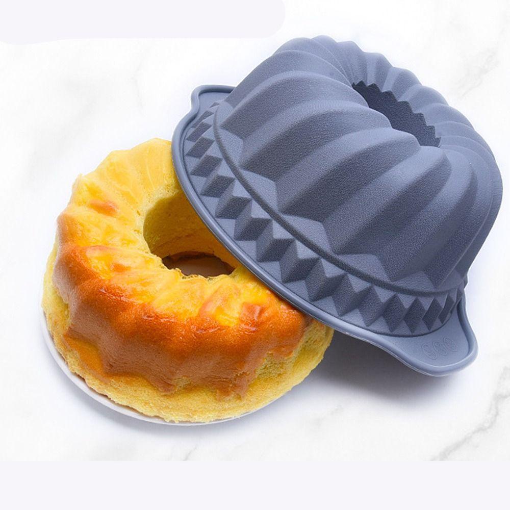 Solighter Bunte Cake Pan Bakeware Dapur Mousse Cetakan Puding Mold Pastry Dish Suling Tabung