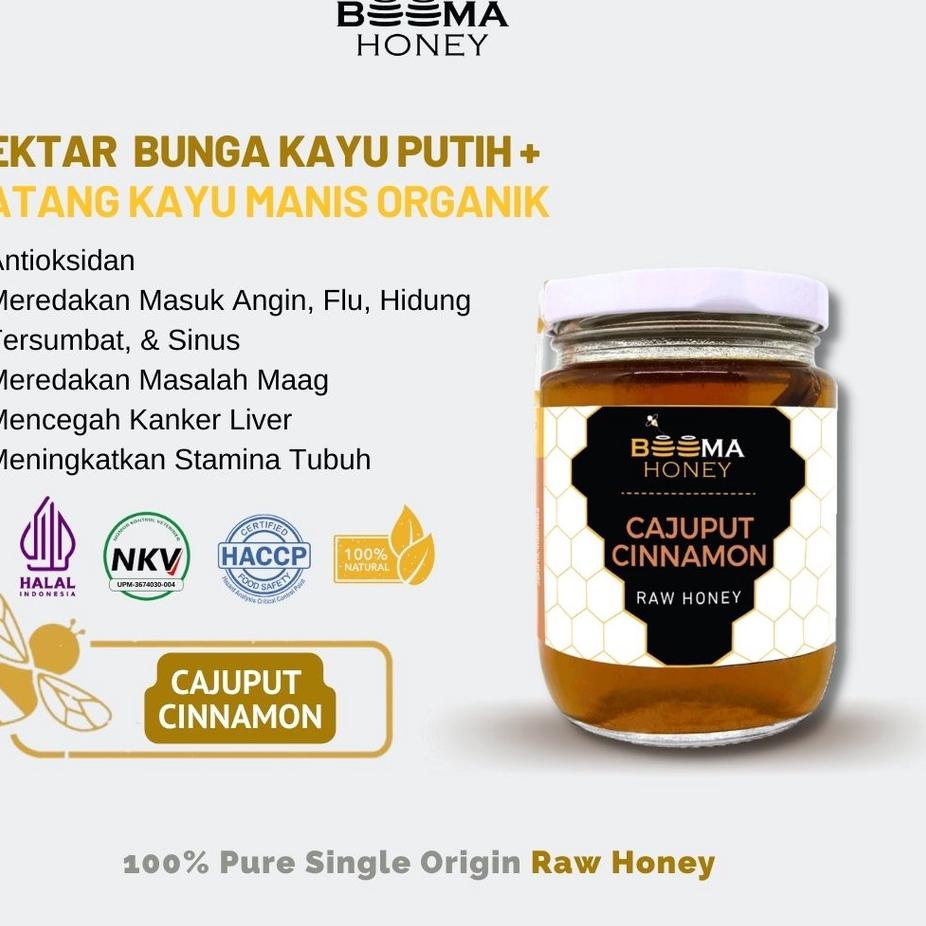 

➫ Beema Honey - Cajuput Cinnamon Raw Honey/ Kayu Putih Organik 300g ☺