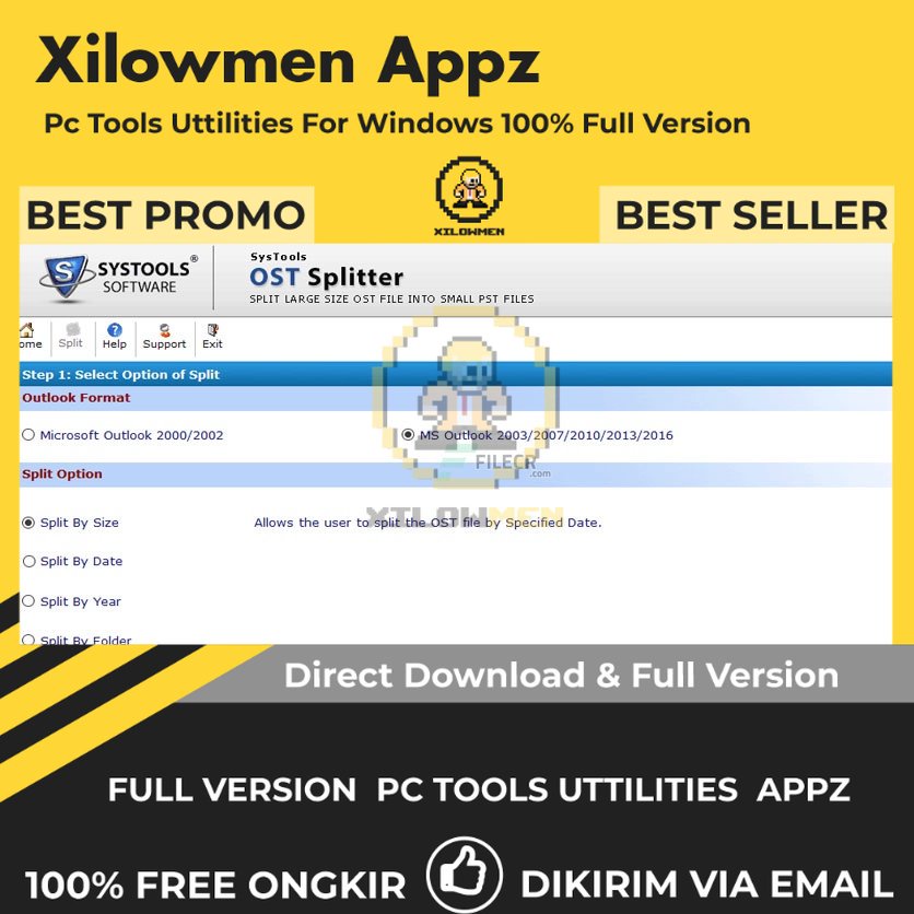 [Full Version] SysTools OST Splitter Pro PC Tools Software Utilities Lifetime Win OS