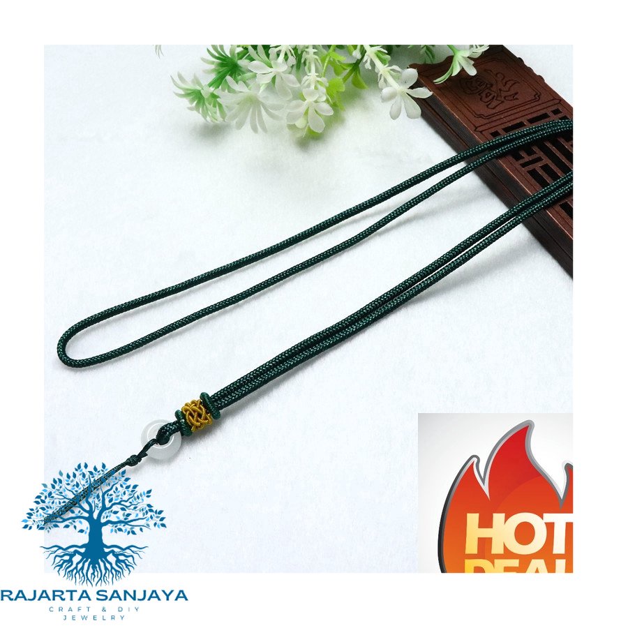 Model Tombol Kalung Tali Liontin Bawah Diy Tenunan Tangan Tali Lanyard