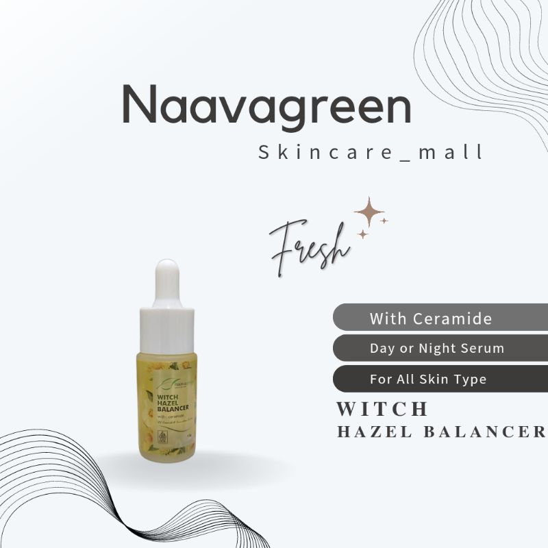 Naavagreen Serum Witch Hazel Balance - Mencerahkan dan Mengurangi Efek Iritasi