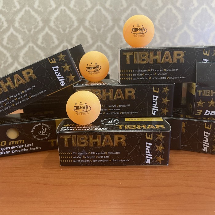 Bola pingpong tenis meja TIBHAR 3 Bintang isi 3pcs