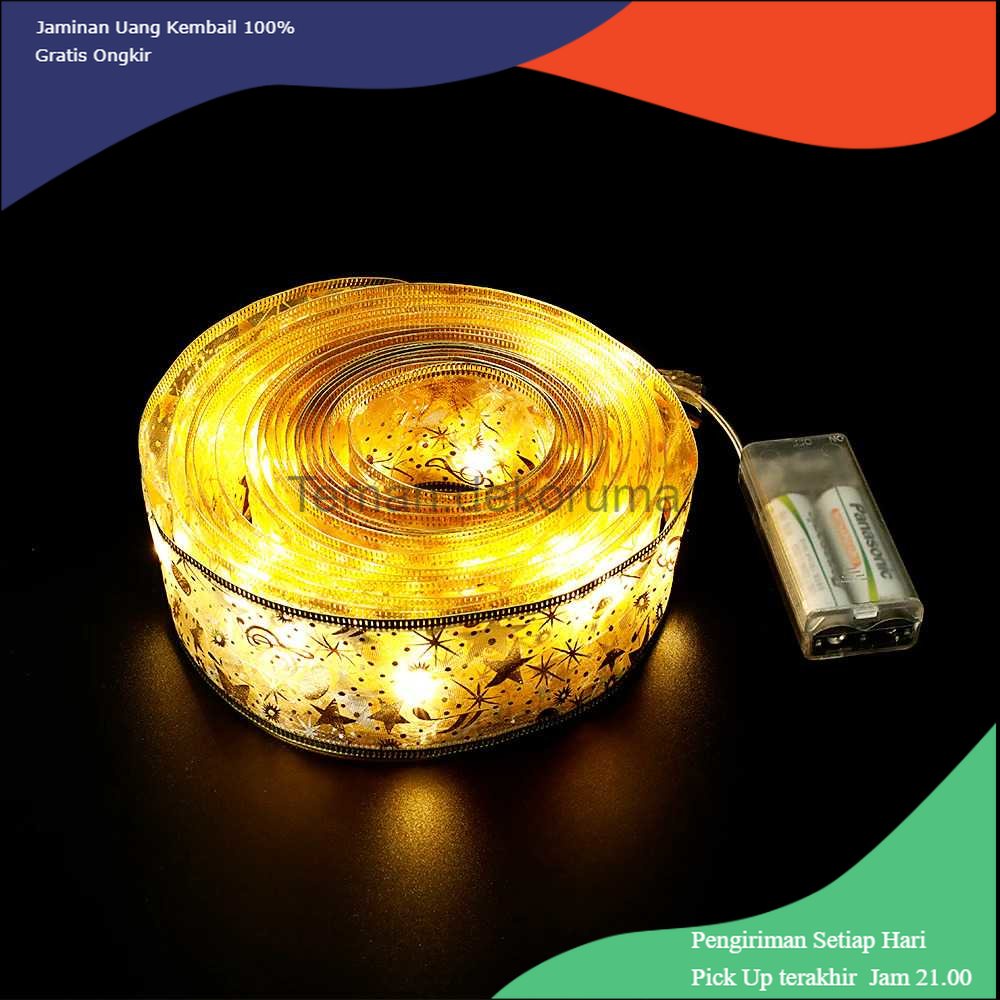 TD - DEK Partigos Lampu Hias String Lights Model Pita Natal 50LED Warm White 5M - AA560