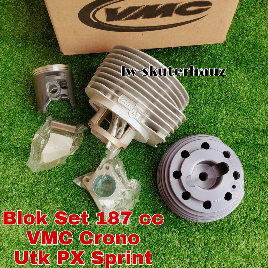 Blok Set VMC Crono 187 cc Alloy utk Vespa PX Sprint dkk