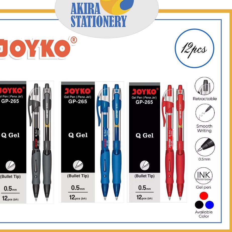 

IAN945 PULPEN / PEN / PENA JOYKO G GEL GP 265 (12 PCS) +++