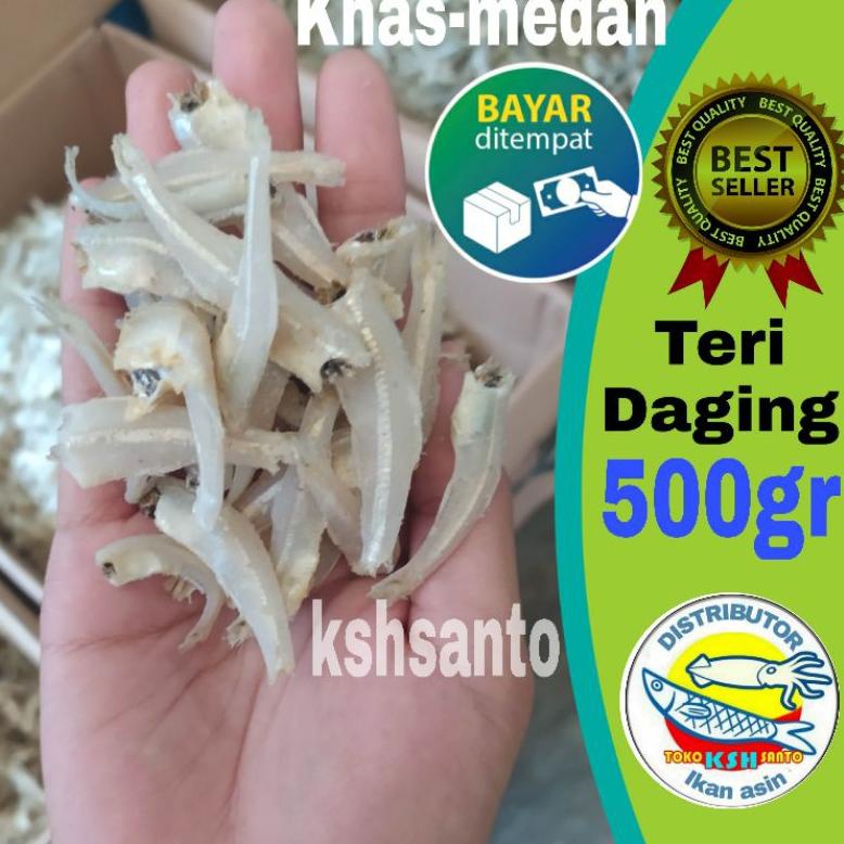 

♠ Ikan asin teri Daging khas medan-500gram