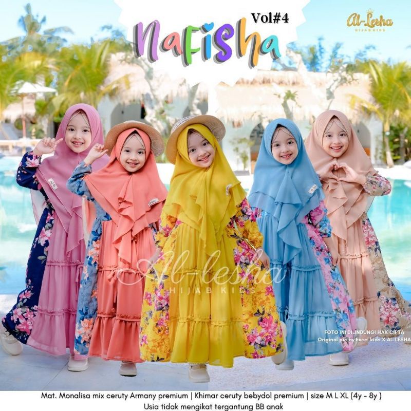 Gamis anak Syari Belle Kids - nafisha Syari kids