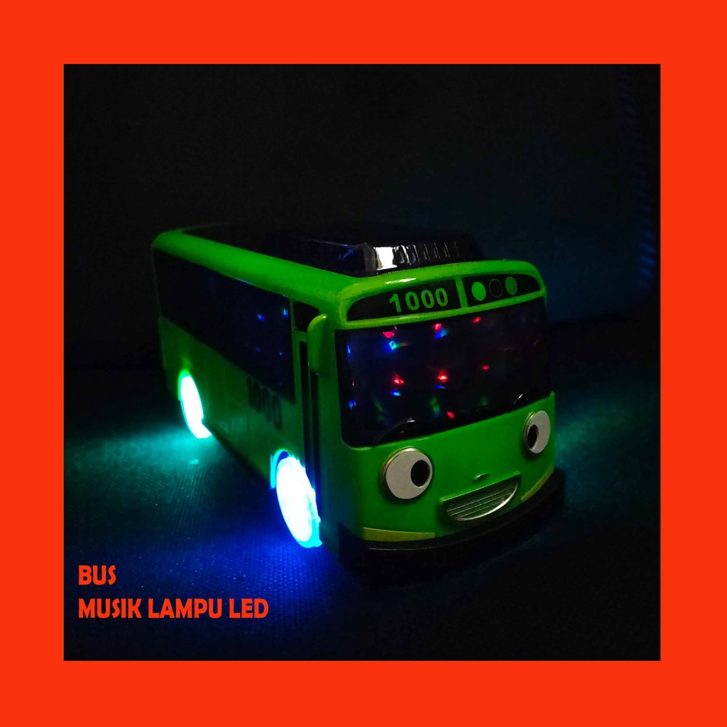 Mainan Anak Laki laki Bus Tayo Besar Mobilan Nyala Lampu LED