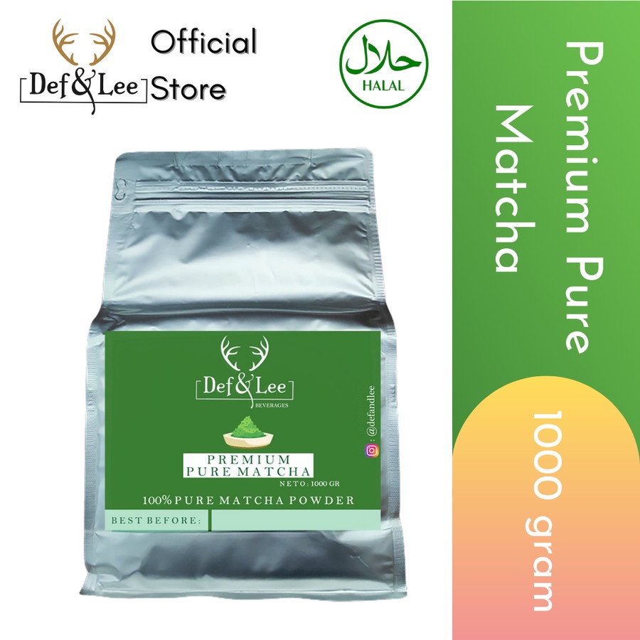 

Premium Pure Matcha Powder (Bubuk Greentea/Teh Hijau) 1000 gram