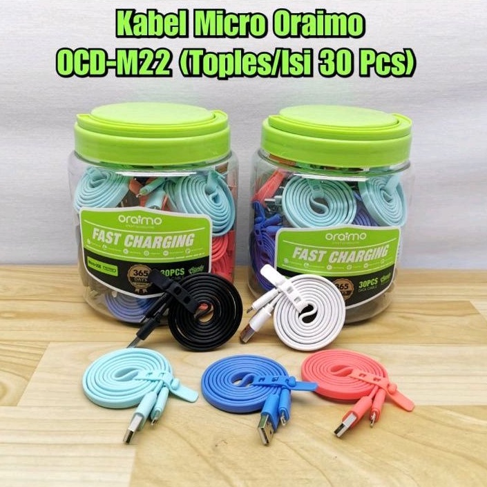 KABEL DATA ORAIMO MICRO USB OCD-M22 2.1A FAST CHARGING