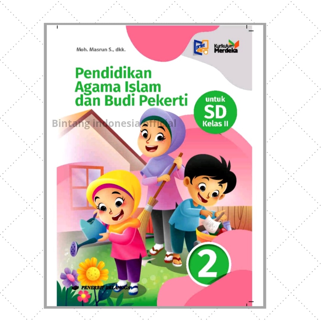 Buku Pelajaran Kelas 2 SD/MI Kurikulum Merdeka Erlangga