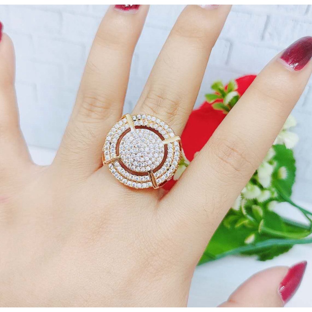 Cincin Xuping Permata Perhiasan Fashion C01