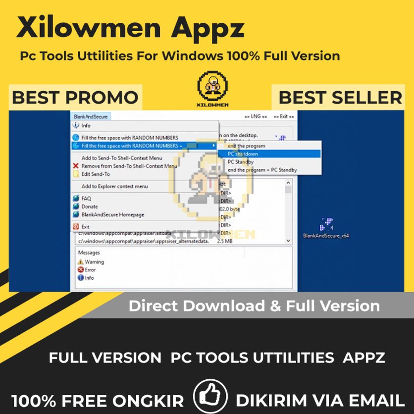 [Full Version] BlankAndSecure Pro PC Tools Software Utilities Lifetime Win OS
