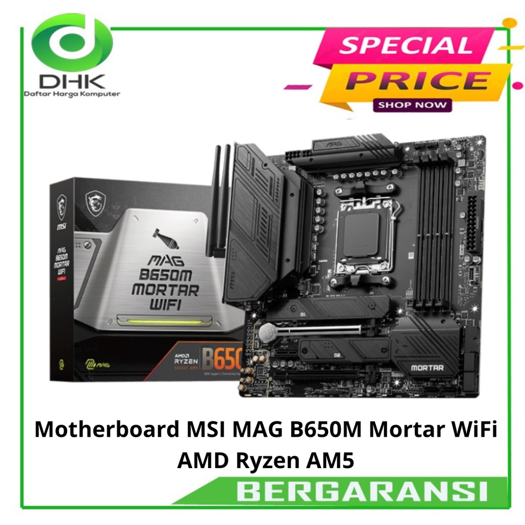 Motherboard MSI MAG B650M Mortar WiFi AMD Ryzen AM5