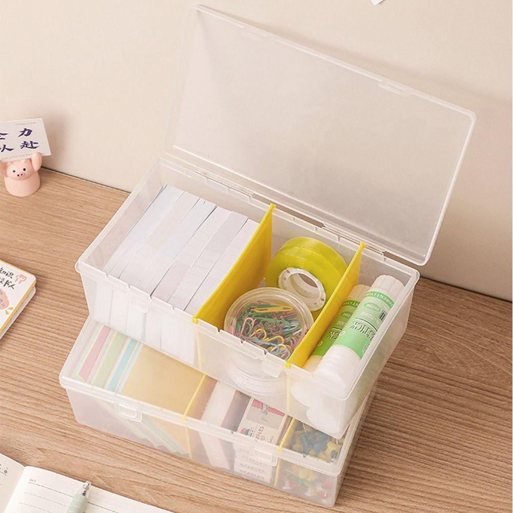 R-flower Stationery Organizer Nyaman Desktop Organizer Dengan Kompartemen Perlengkapan Kantor Sekolah