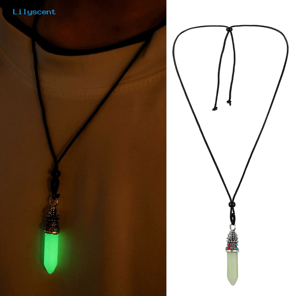 [LS] Perhiasan Kalung Hip Hop Glow in The Dark Klasik Naga Cakar Kalung Fashion Jewelry