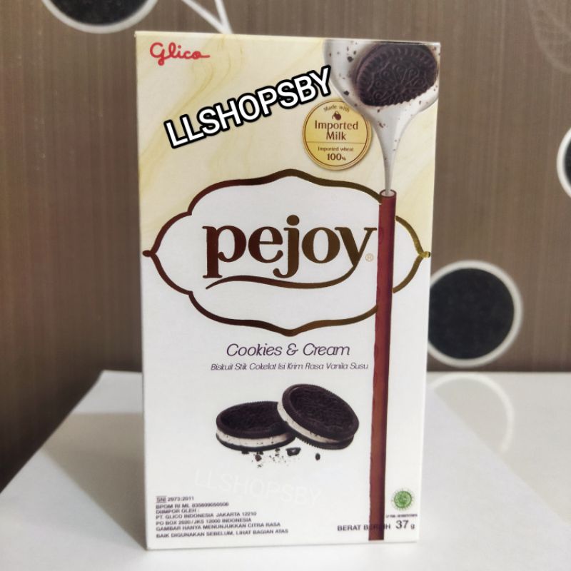 Jiwa_Mudamu Glico Pejoy Cookies N Cream , Coklat, Glico Pretz Pizza