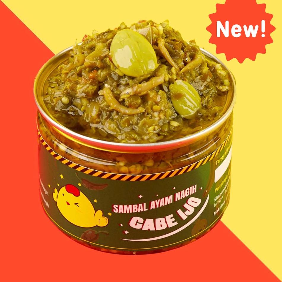 

✯ SAMBAL NAGIH - Sambal Cabe Ijo Padang Teri Toples ❂