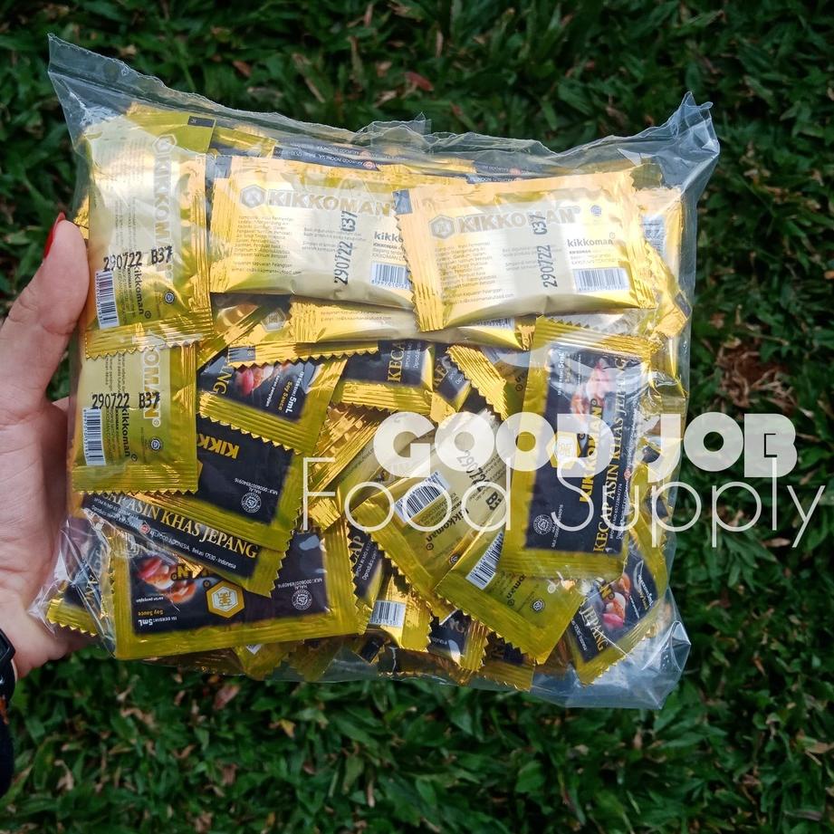 

♚ KIKKOMAN SHOYU 5 ML HALAL - Kecap Asin Jepang Sachet ➨