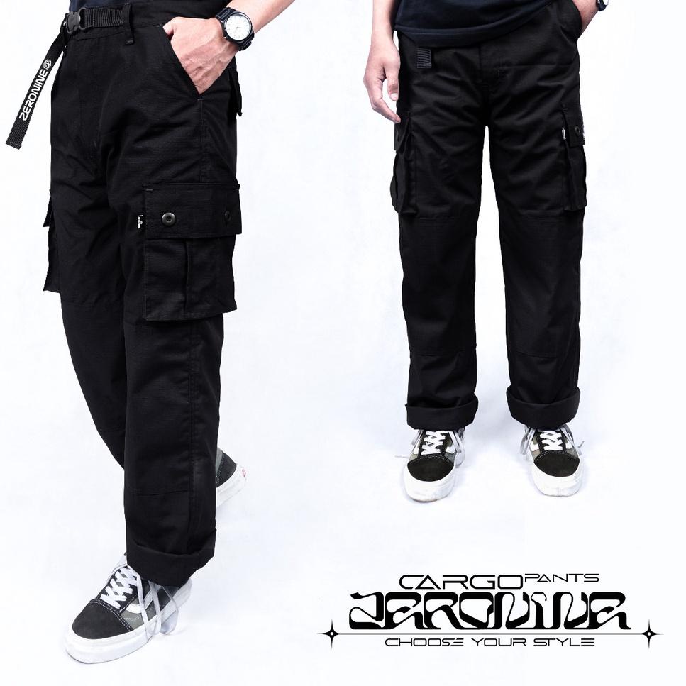 TERBARU ZERONINE Celana Cargo pants | ZERONINE Celana Pria Cargo | ZERONINE Celana Regular Cargo | Z
