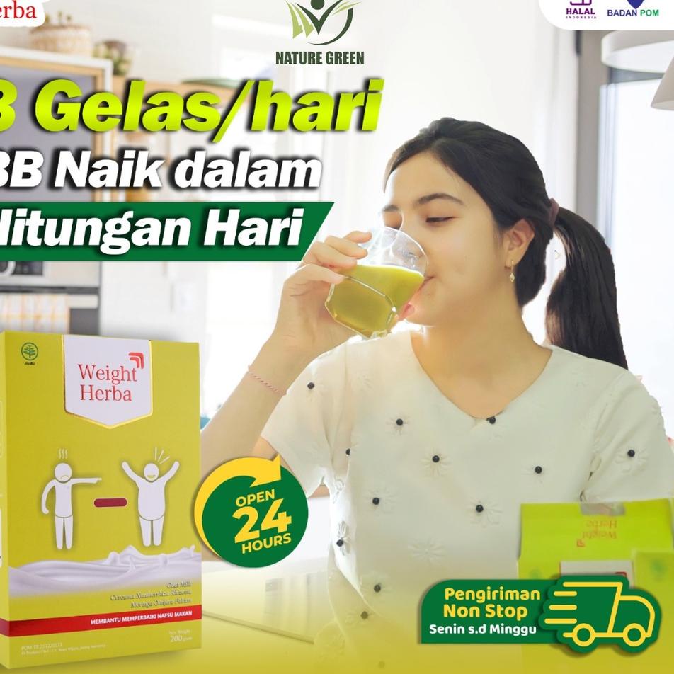 

12.12 Brands Festival Weight Herba - 100% Original Susu Penggemuk Penambah Berat Badan & Nafsu Makan Tingkatkan Kalori Kualitas Tinggi & Menambah Protein Terbaik Isi 200gr !!