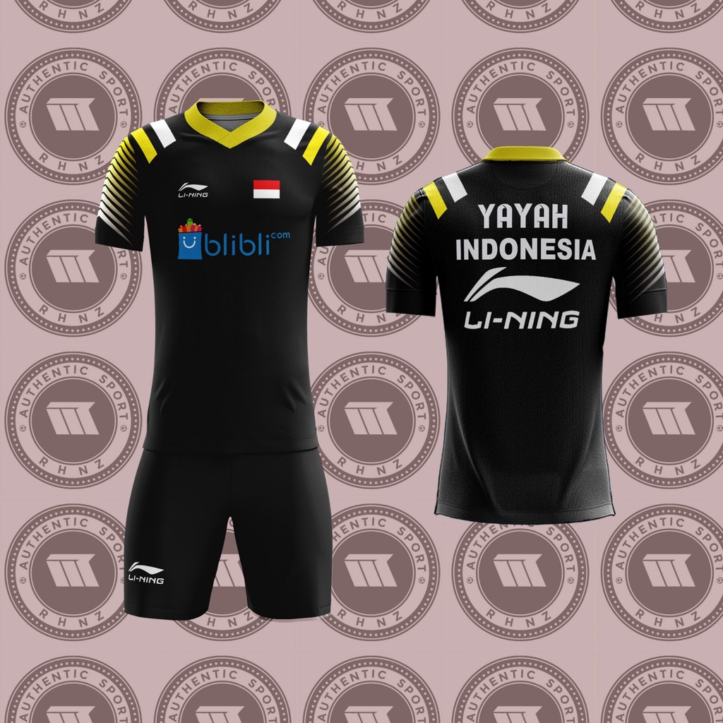 JERSEY PRINTING BADMINTON LINING/JERSEY BADMINTON TIM INDONESIA/JERSEY SETELAN BADMINTON YONEX/YONEX