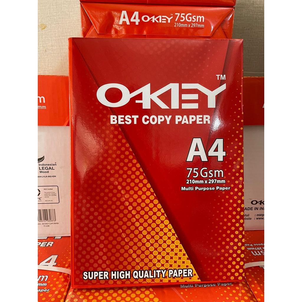 

Kertas Hvs A4 75 Gsm okey 1 dus