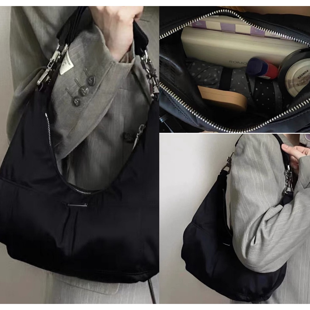 Tas Wanita Selempang Bahu cantik FT58 hitam elegan 30 x 5 x 29 cm