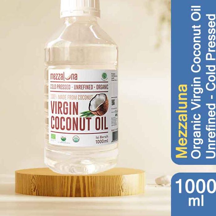 

◊ Organik Mezzaluna 1 Liter E Extra Minyak kelapa virgin ۝