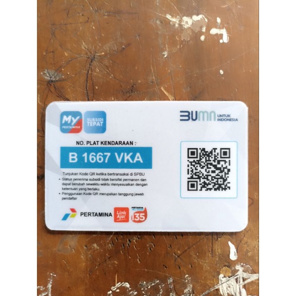 Jasa pembuatan kartu My Pertamina