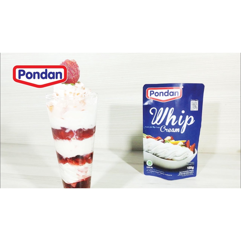 

Pondan Whip Cream Pouch 100 gr - Whip Cream Bubuk 100grPondan Whip Cream Pouch 100 gr - Whip Cream Bubuk 100gr