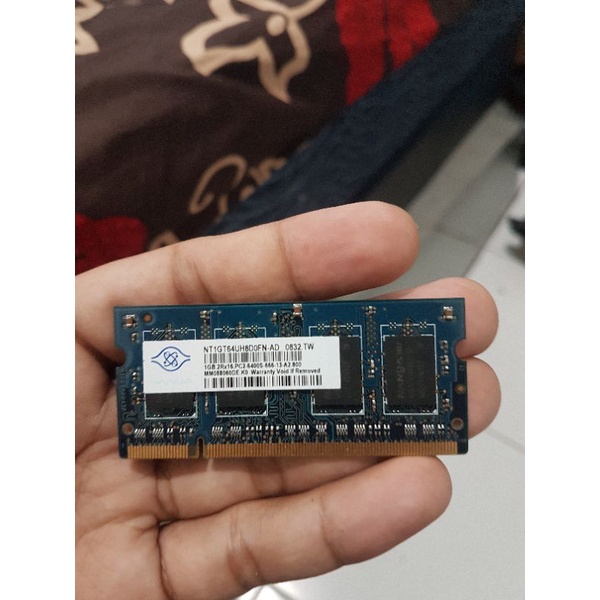 RAM LAPTOP DDR2 1GB PC6400S BEKAS COPOTAN