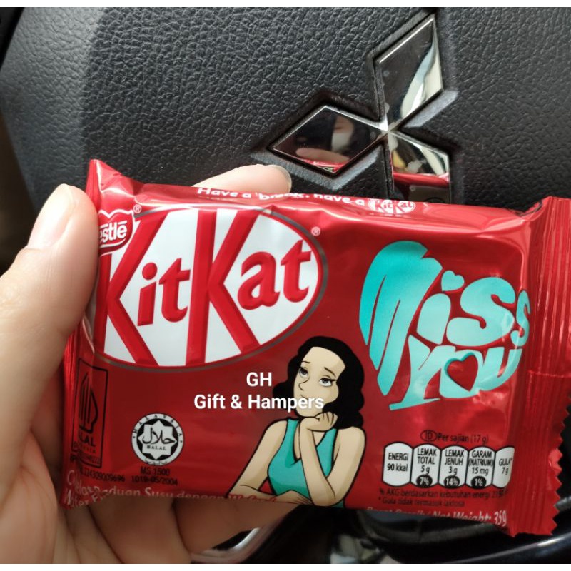 

Coklat KitKat 4F Valentine 35gr Kado Hadiah Gift Chocolate Snacks