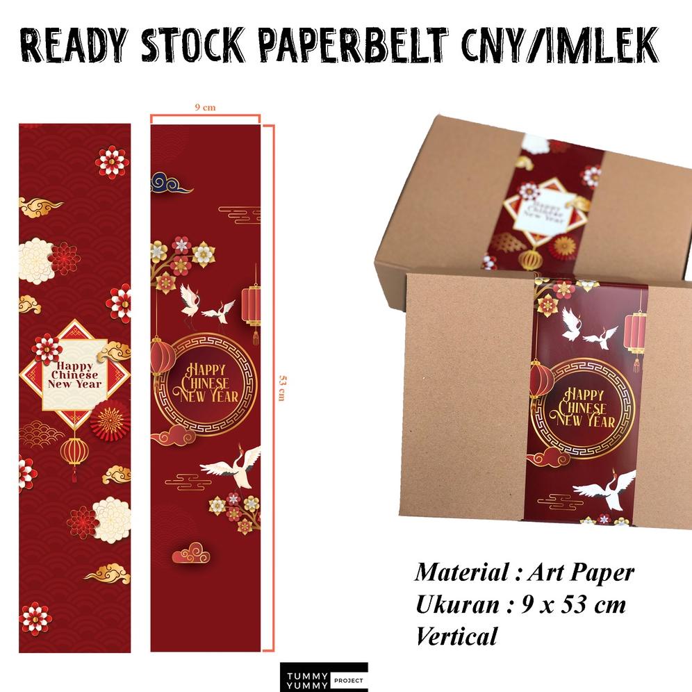 

sha-39 PAPERBELT IMLEK / CNY / SINCIA / SABUK KERTAS LABEL IMLEK (25 PCS) Serba Murah