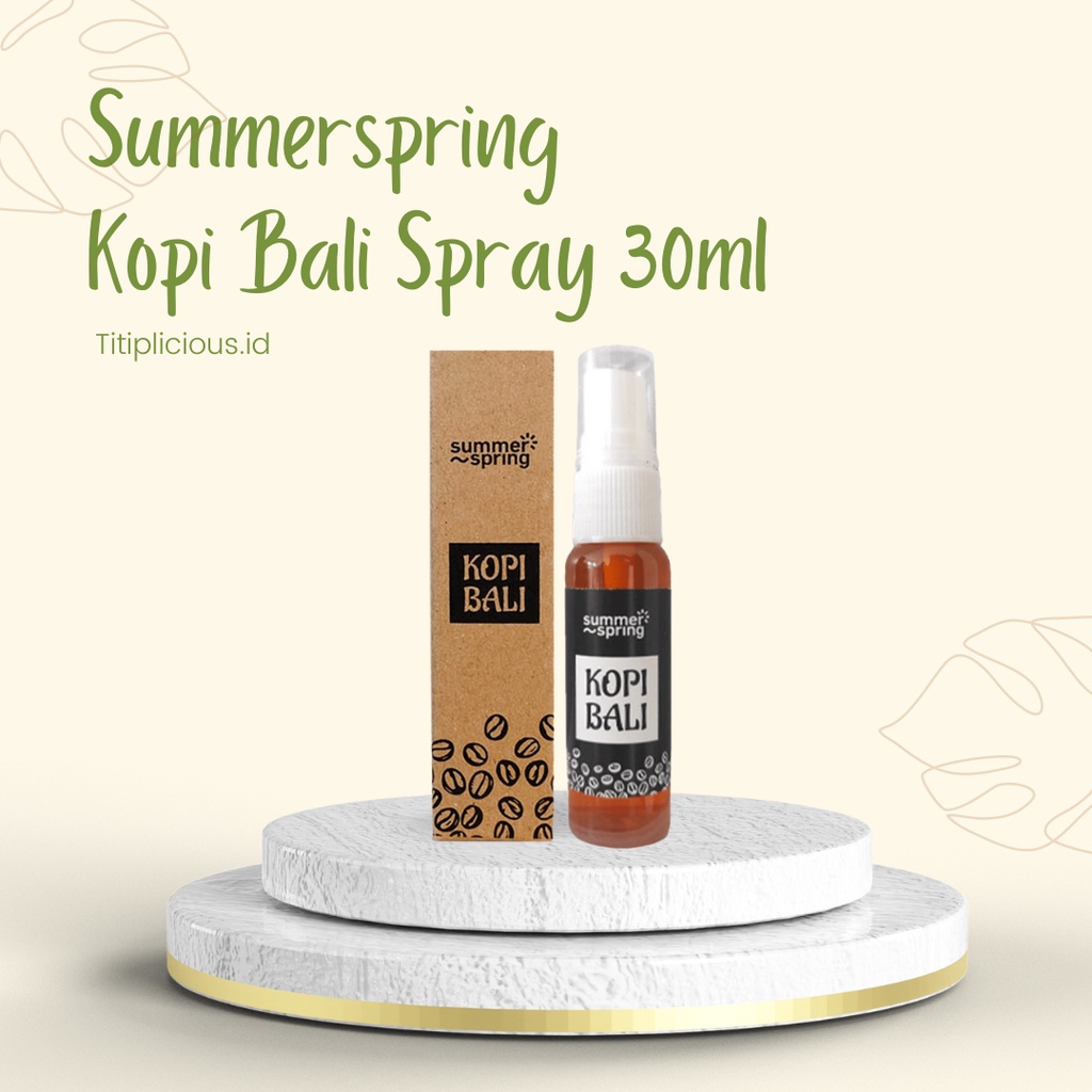 Pengharum Ruangan, Mobil, Lemari, Kamar, Toilet, Summerspring Kopi Bali Spray 30ml