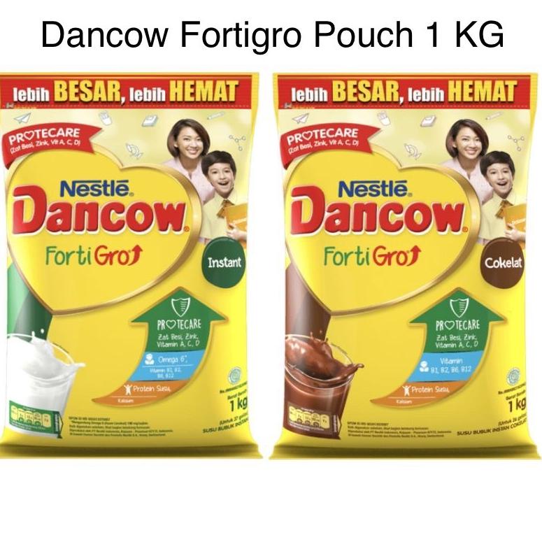 

《packingaman》 EXP Nov 2023 Dancow FortiGro Coklat / Instant Pouch 1kg 1000gr