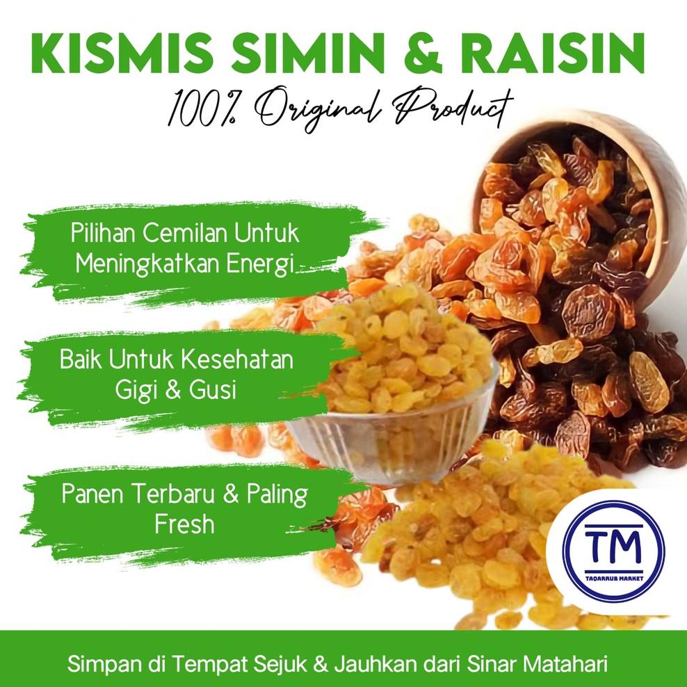 

G35 Kismis Simin 500gr Kismis Raisin 500gr Kismis Simin 1kg Kismis Raisin 1kg Kismis Kuning Original BELANJA MURMER ㅽ